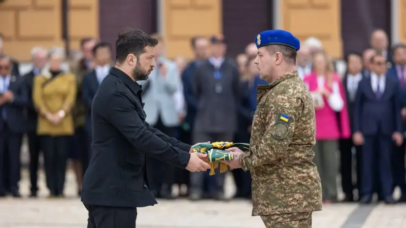 Зеленський відзначив 17-ту Полтавську бригаду Нацгвардії за стійкість і відвагу